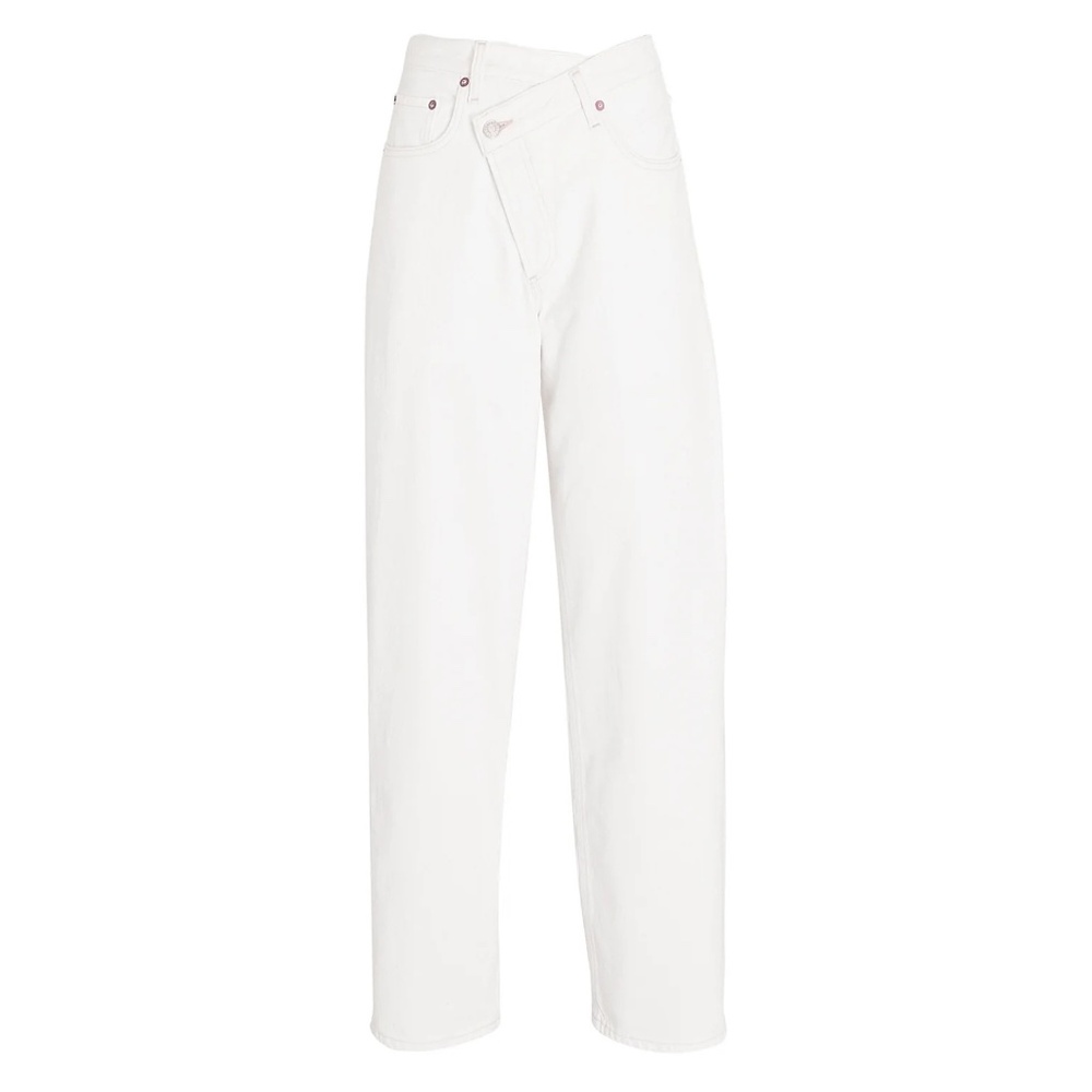 Agolde Criss Cross Straight Jeans in Element (Size 27)